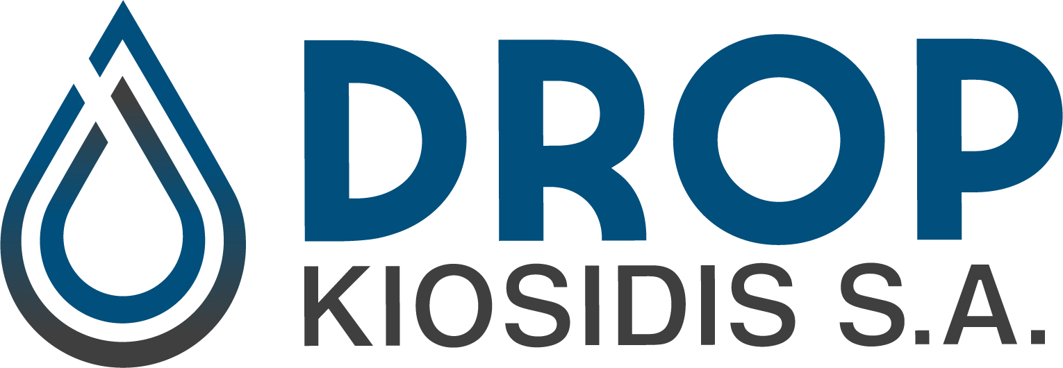logo drop blue web site